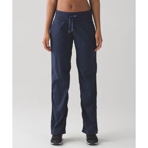 Lululemon Dance Studio Pant unlined deep navy